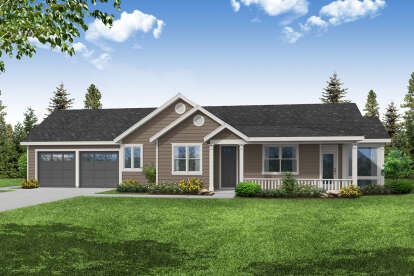 Country House Plan #035-01013 Elevation Photo