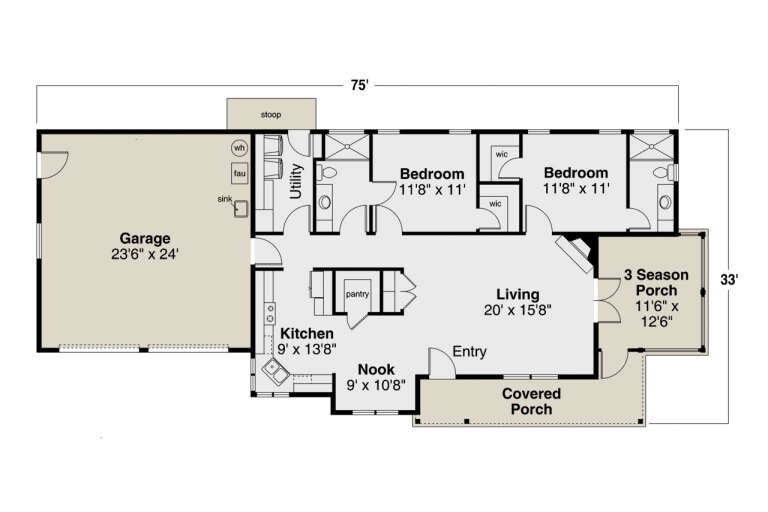 House Plan House Plan #27234 Drawing 1