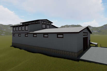 Barn House Plan #2802-00157 Elevation Photo