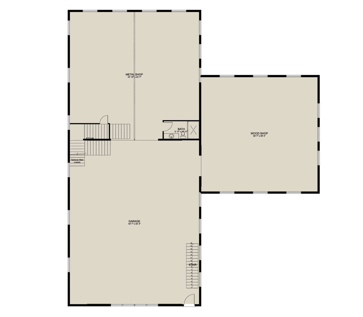 Main Floor  for House Plan #2802-00157