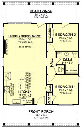 Main Floor  for House Plan #041-00279