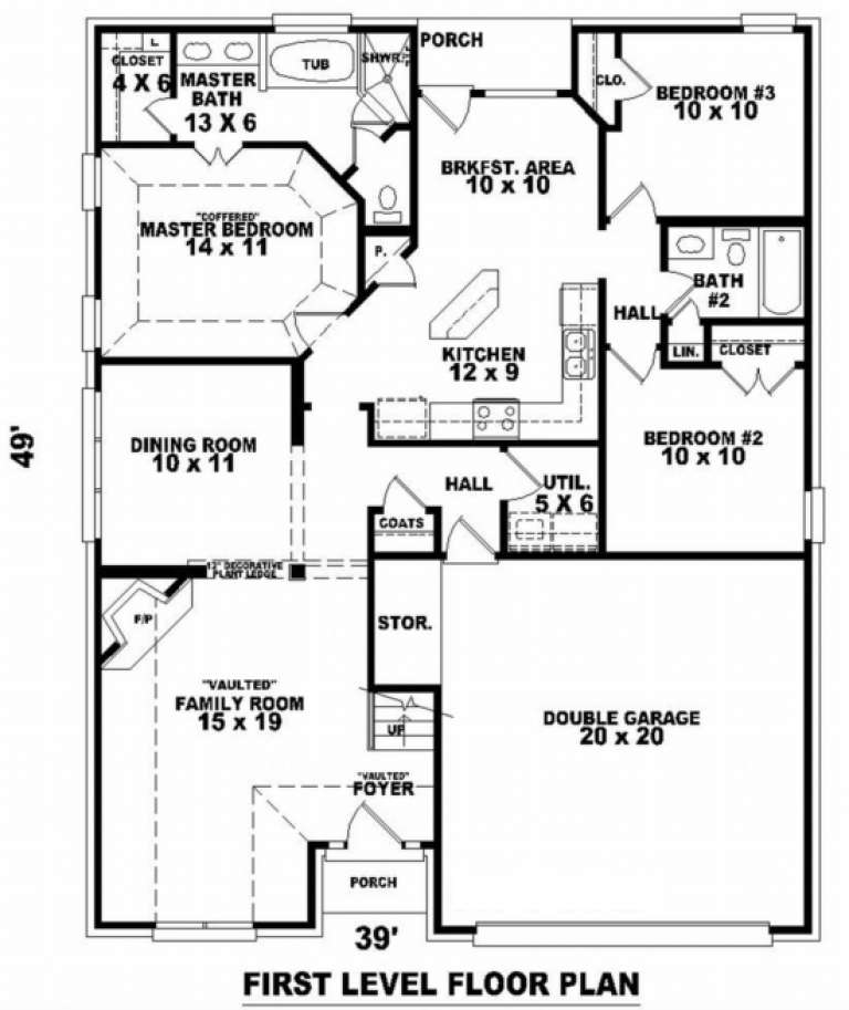 House Plan House Plan #2724 Drawing 1