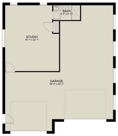 Garage for House Plan #2802-00159