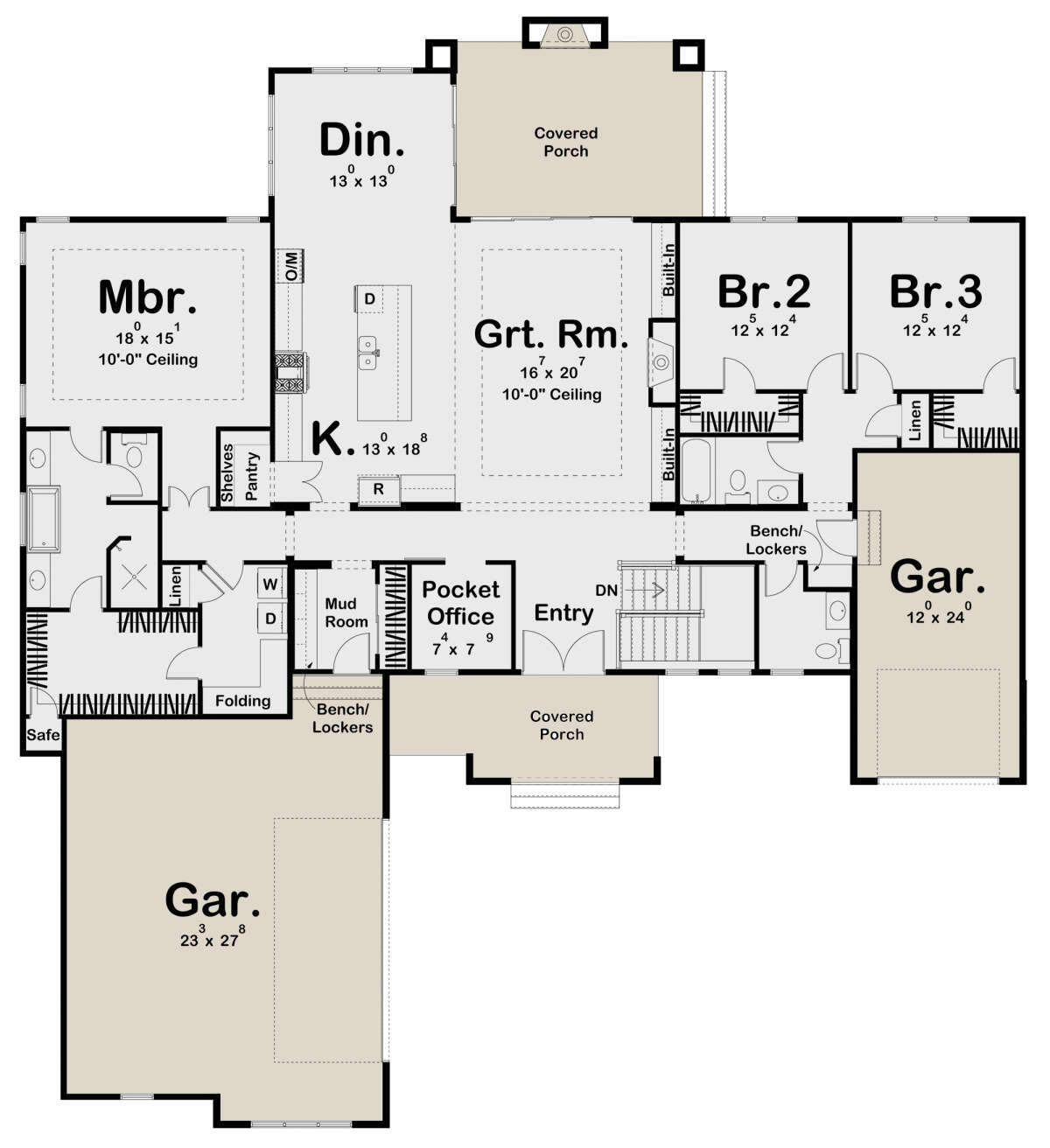 Main Floor  for House Plan #963-00654