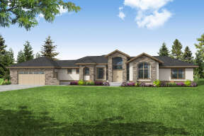Mediterranean House Plan #035-01014 Elevation Photo