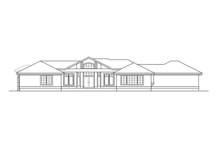 Mediterranean House Plan #035-01014 Elevation Photo