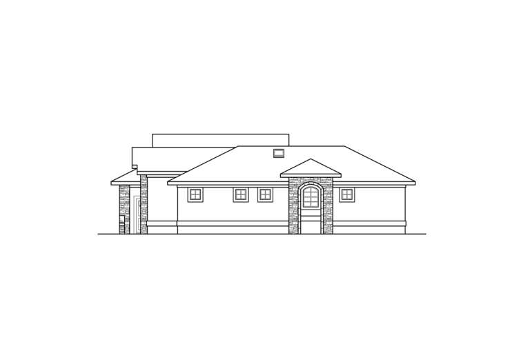 Mediterranean House Plan #035-01014 Elevation Photo