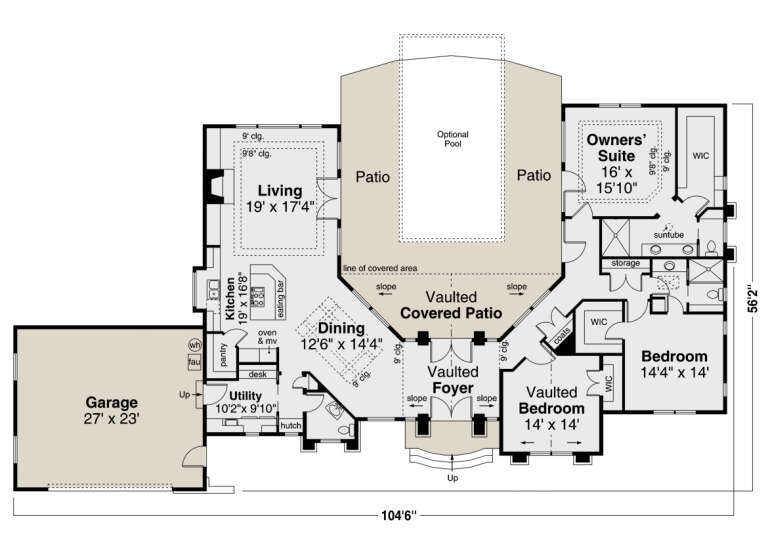 House Plan House Plan #27242 Drawing 1