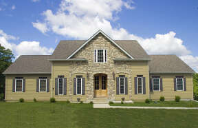 Traditional House Plan #4195-00045 Elevation Photo