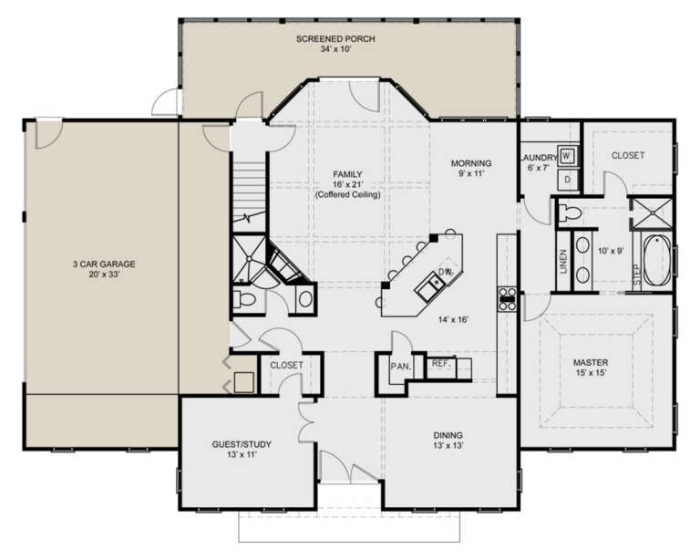 House Plan House Plan #27247 Drawing 1