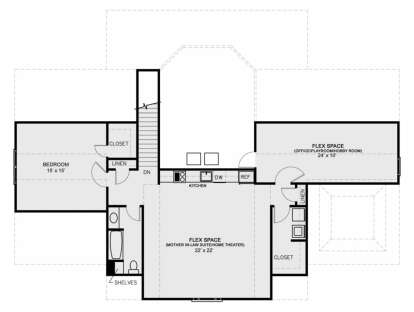 Second Floor for House Plan #4195-00045