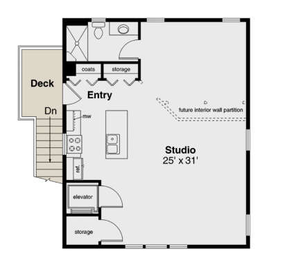 Second Floor for House Plan #035-01015