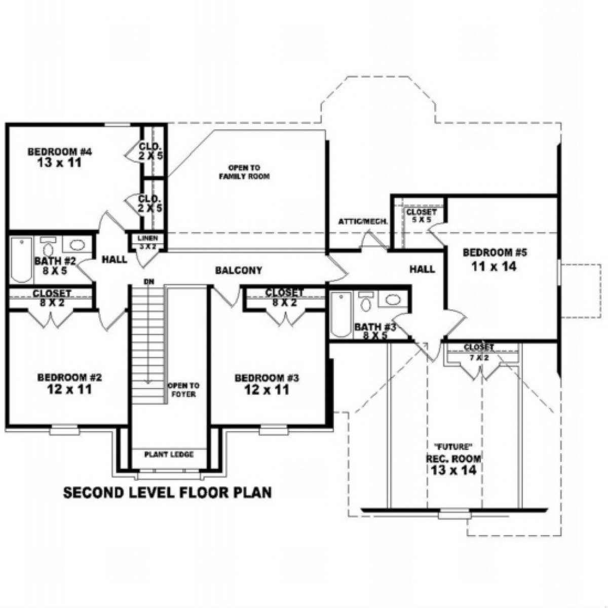 Floorplan 2 for House Plan #053-00393