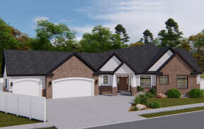 Craftsman House Plan #2802-00160 Elevation Photo
