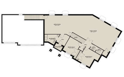 Basement for House Plan #2802-00160