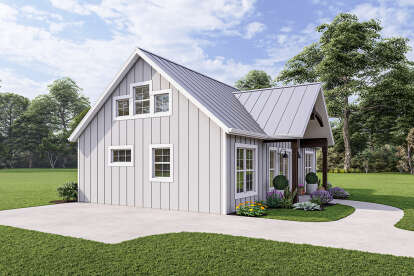 Modern Farmhouse House Plan #1462-00046 Elevation Photo