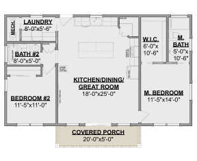 Main Floor  for House Plan #1462-00046