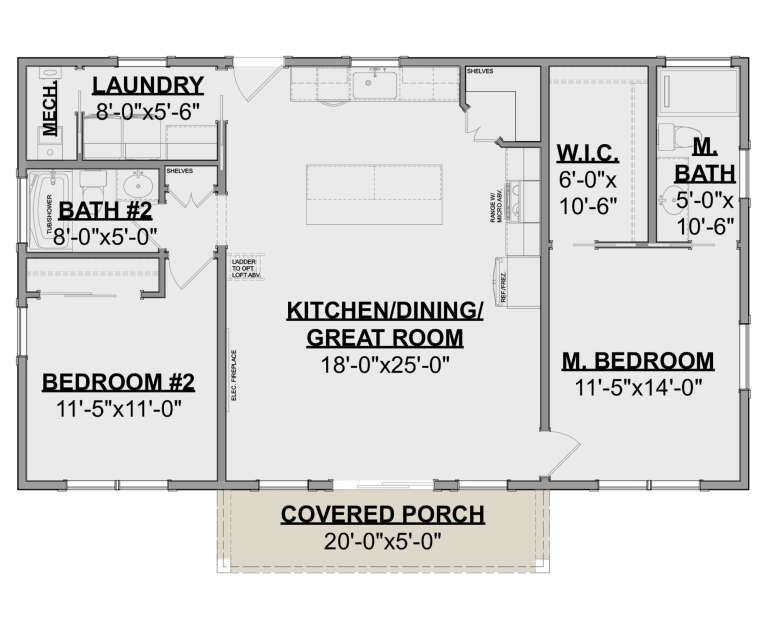 House Plan House Plan #27251 Drawing 1