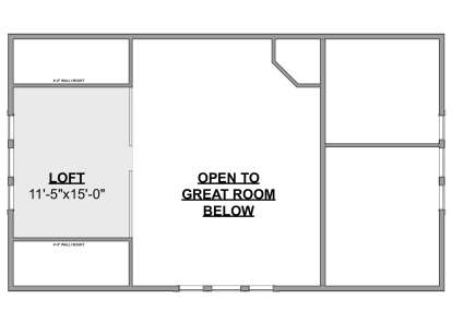 Second Floor for House Plan #1462-00046