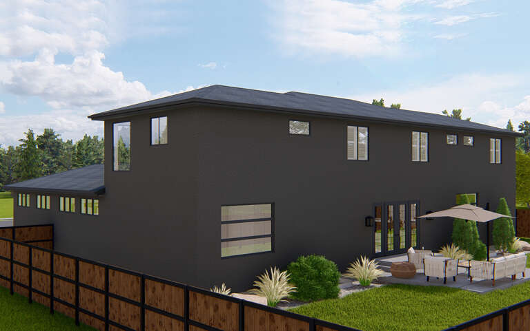 Modern  House Plan #2802-00161 Elevation Photo