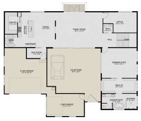Main Floor  for House Plan #2802-00161