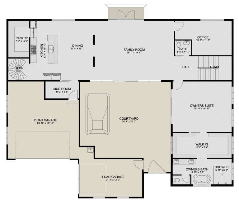 House Plan House Plan #27252 Drawing 1
