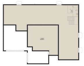 Basement for House Plan #2802-00161