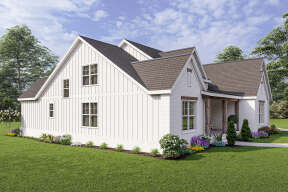 Modern Farmhouse House Plan #009-00314 Elevation Photo
