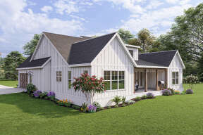 Modern Farmhouse House Plan #009-00314 Elevation Photo