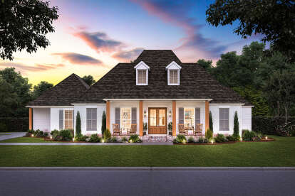 4 Bed, 2 Bath, 2580 Square Foot House Plan - #4534-00077