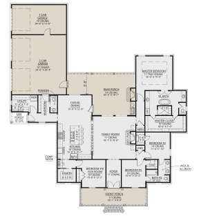 Main Floor  for House Plan #4534-00077