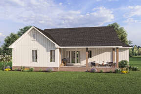 Modern Farmhouse House Plan #041-00280 Elevation Photo