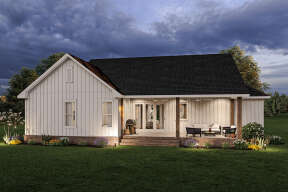 Modern Farmhouse House Plan #041-00280 Elevation Photo