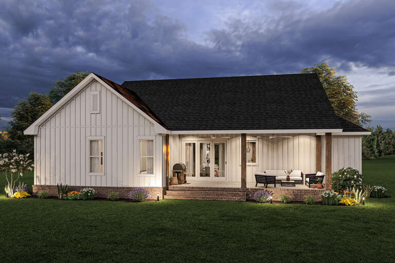 Modern Farmhouse House Plan #041-00280 Elevation Photo