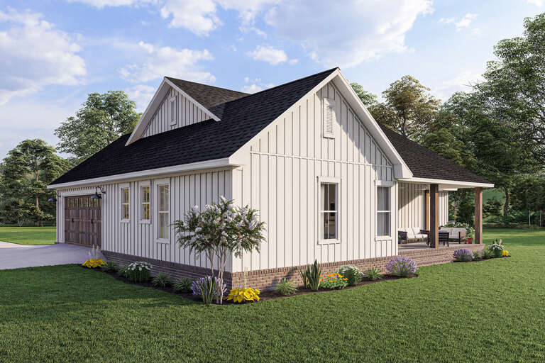 Modern Farmhouse House Plan #041-00280 Elevation Photo