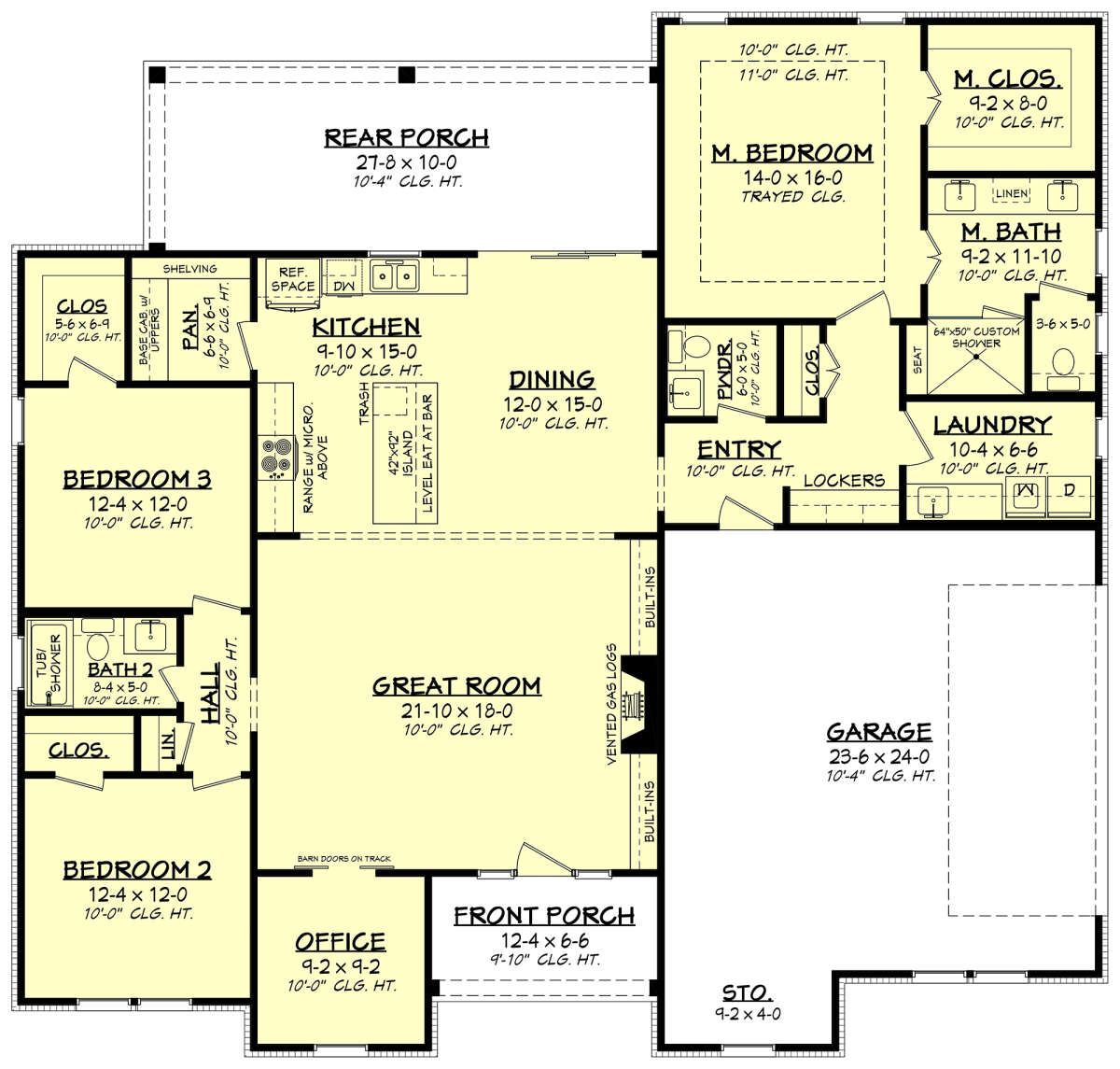 Main Floor  for House Plan #041-00280