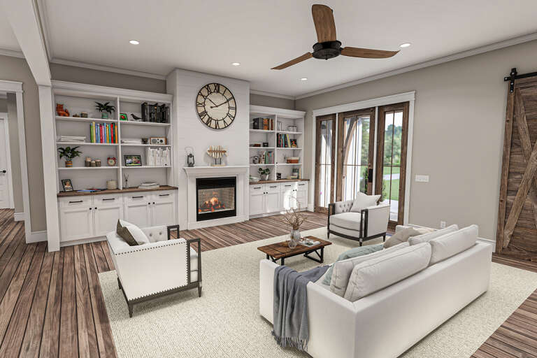 Modern Farmhouse House Plan #041-00280 Additional Photo