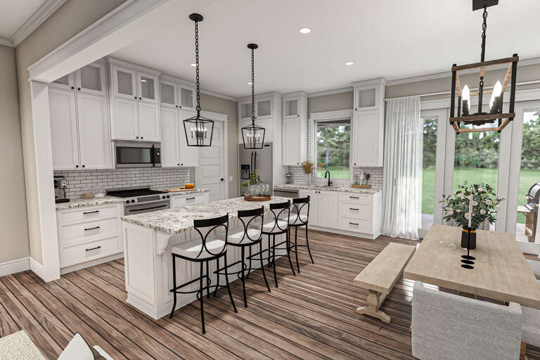 Modern Farmhouse House Plan #041-00280 Additional Photo