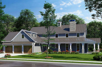 Barn House Plan #8318-00264 Elevation Photo