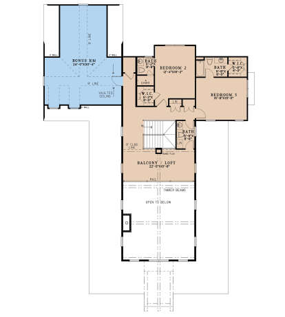 Second Floor for House Plan #8318-00264