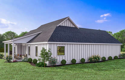 Modern Farmhouse House Plan #4534-00078 Elevation Photo