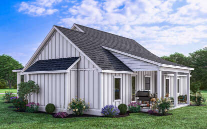Modern Farmhouse House Plan #4534-00078 Elevation Photo