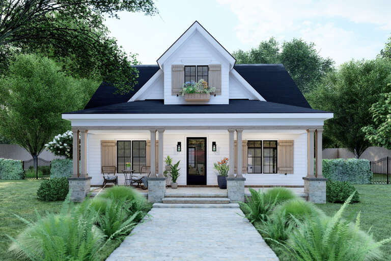 House Plan House Plan #27258 Front Elevation 