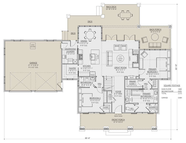 House Plan House Plan #27259 Drawing 1