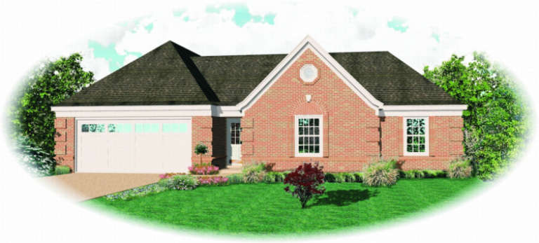 House Plan House Plan #2726 Front Elevation
