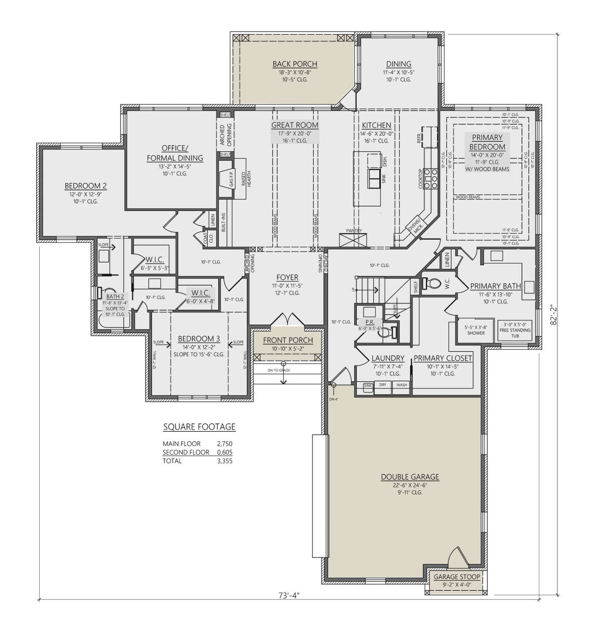 Main Floor  for House Plan #8687-00011