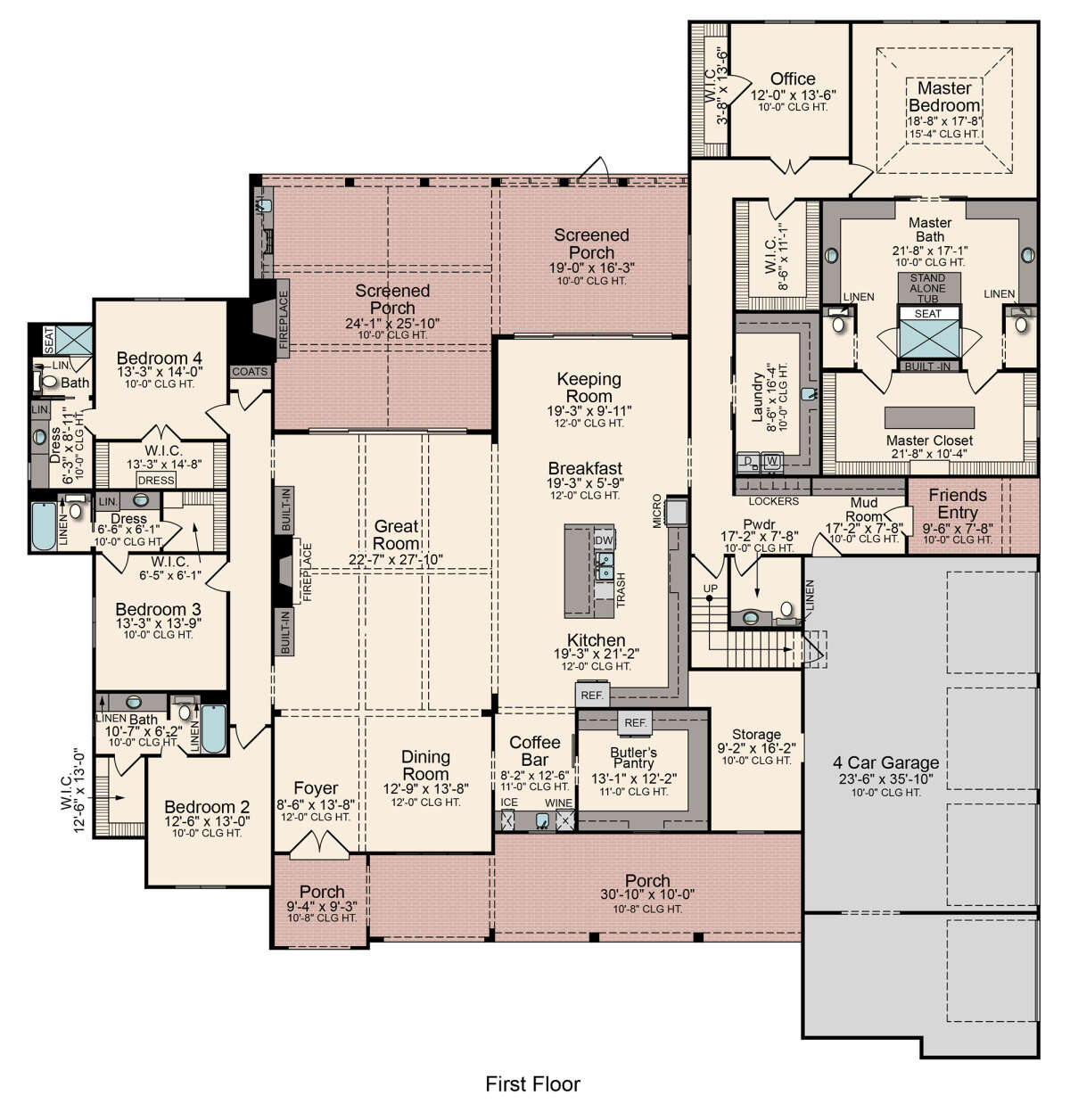 Main Floor  for House Plan #5995-00001