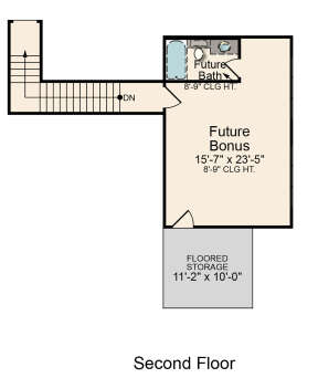 Bonus Room for House Plan #5995-00001