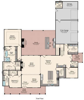 Main Floor  for House Plan #5995-00002