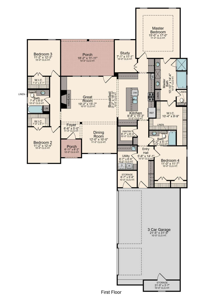 House Plan House Plan #27263 Drawing 1